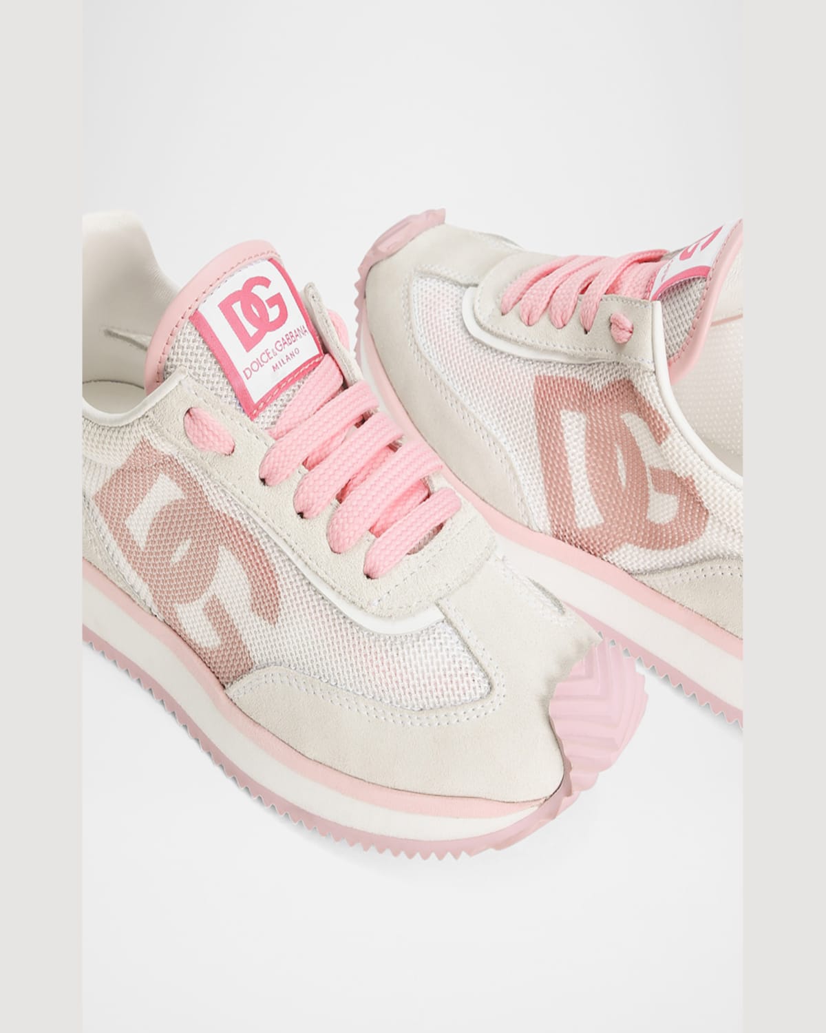 Dolce & Gabbana Dg Aria Sneakers In Biancorosa