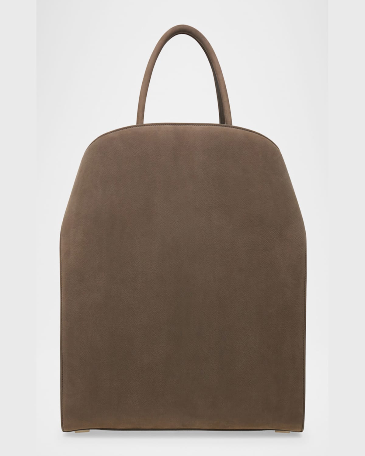 FERRAGAMO MEN'S HUG HAMMERED CALFSKIN TOTE BAG 