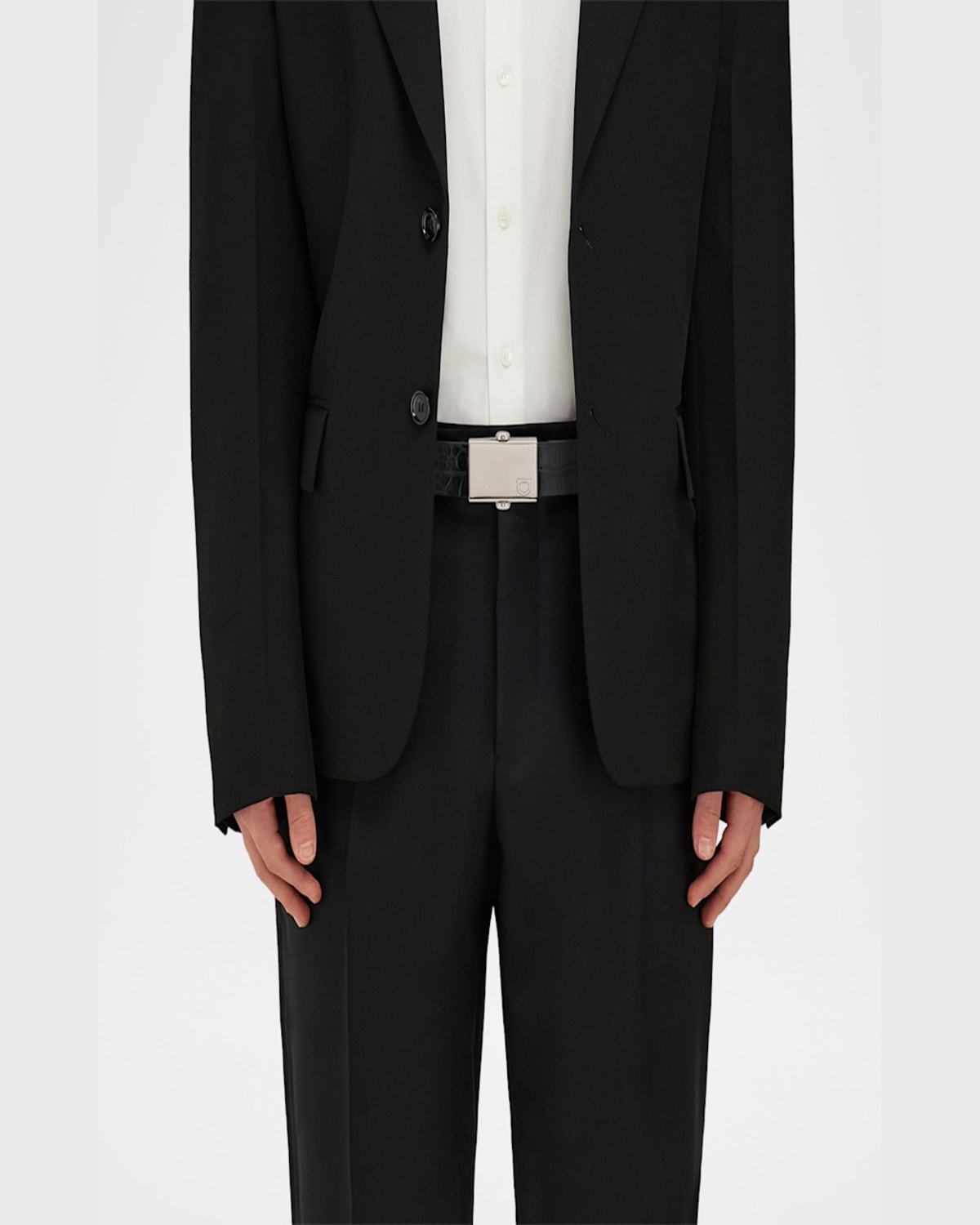 Ferragamo Reversible Belt In Nero