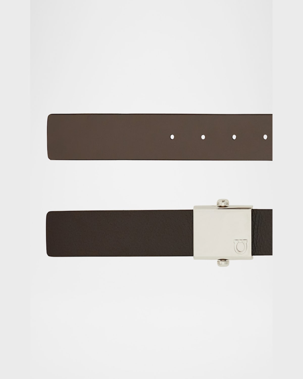 Ferragamo Snap Double-sided Waistband In T.moro