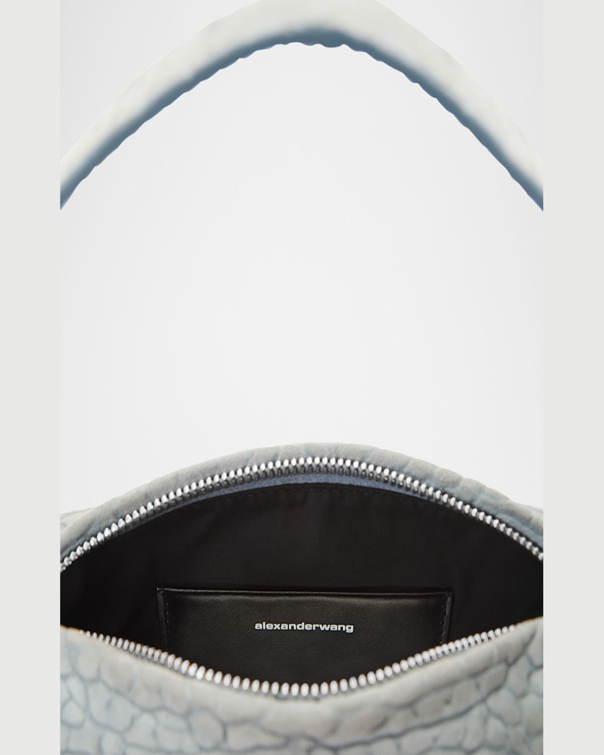 Alexander Wang Ricco Mini Studded Leather Crossbody Bag In Blue