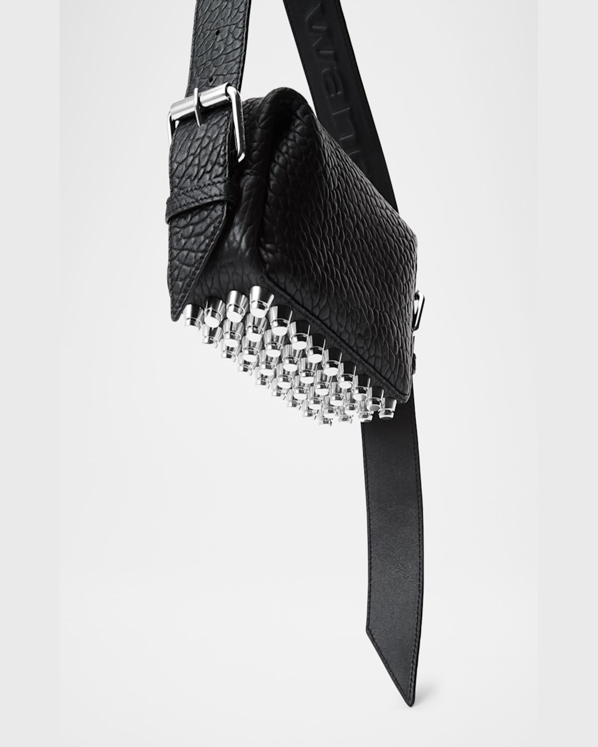 Alexander Wang Small Rich Shoulder Bag In Black