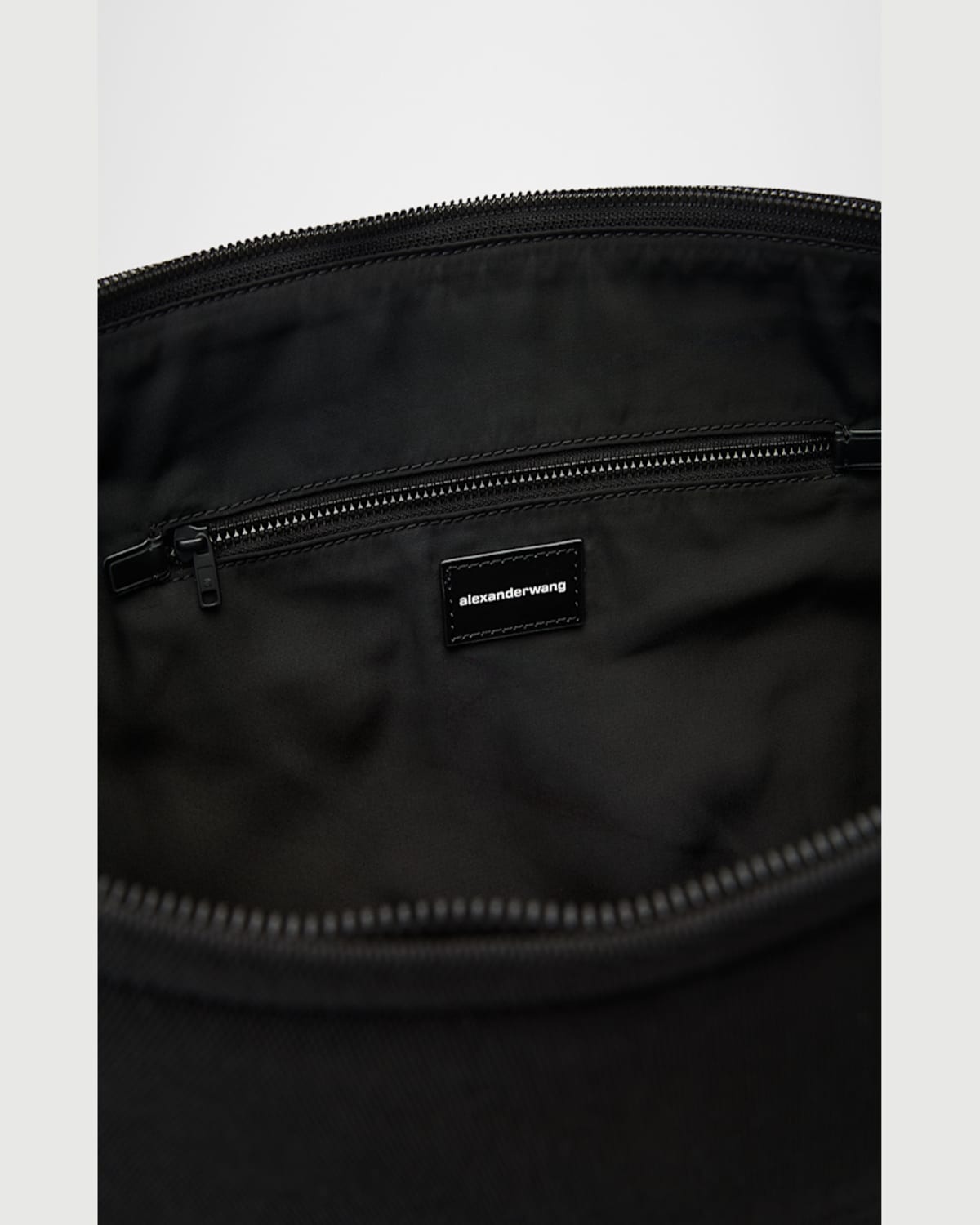 Alexander Wang Bo Large Zip Crossbody Bag In Black