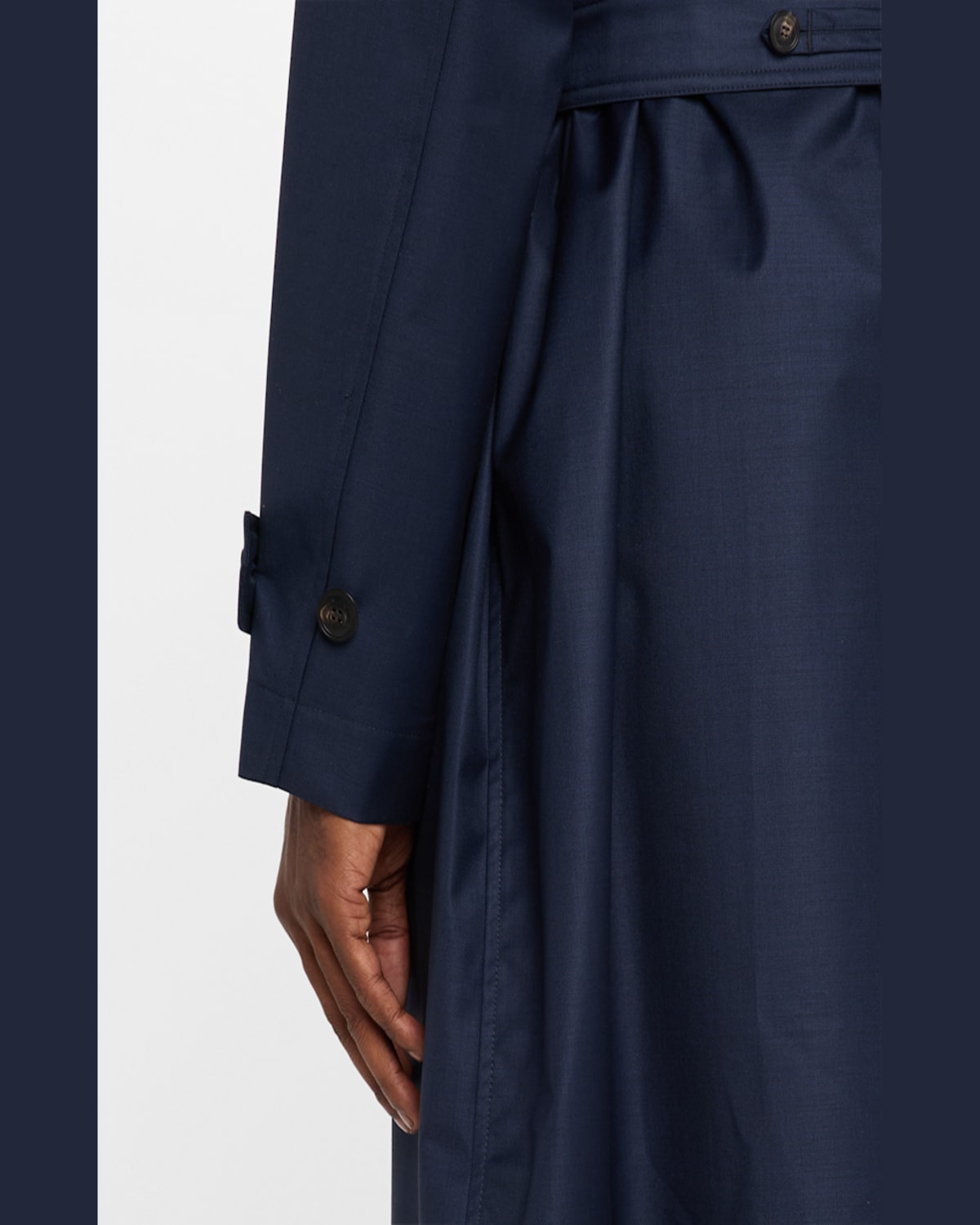 EMPORIO ARMANI MEN'S BELTED TRENCH COAT