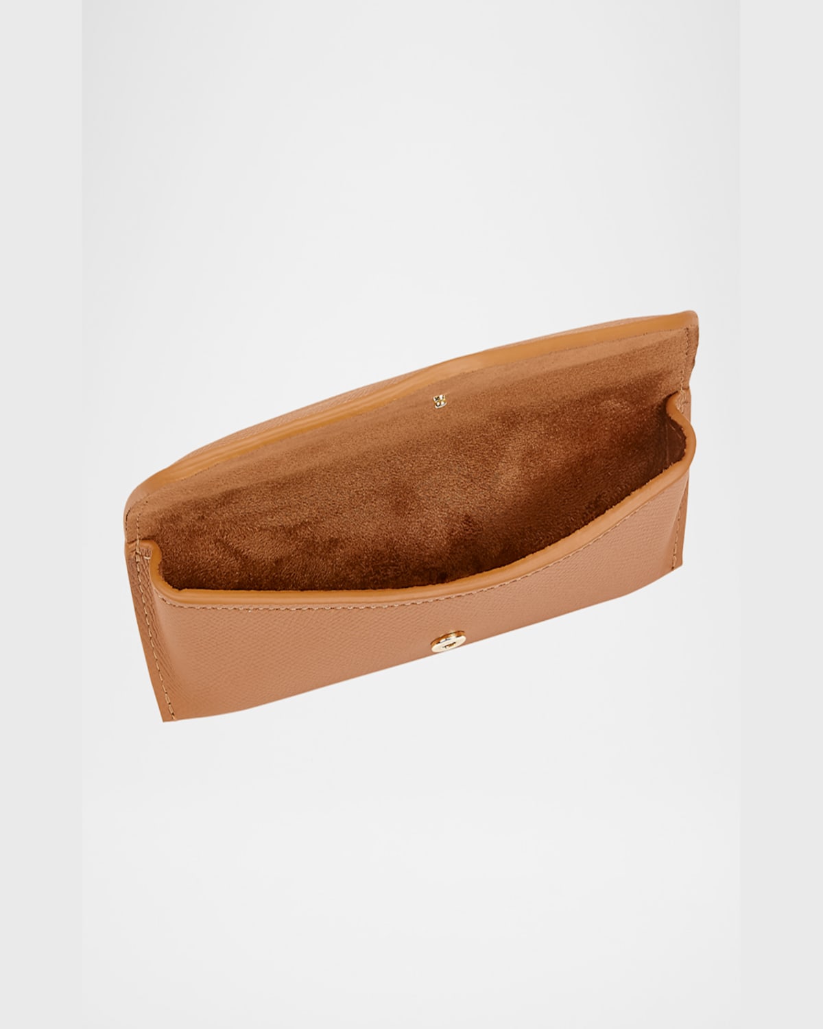 Graphic Image Men's Leather Eyeglass Holder In Tan