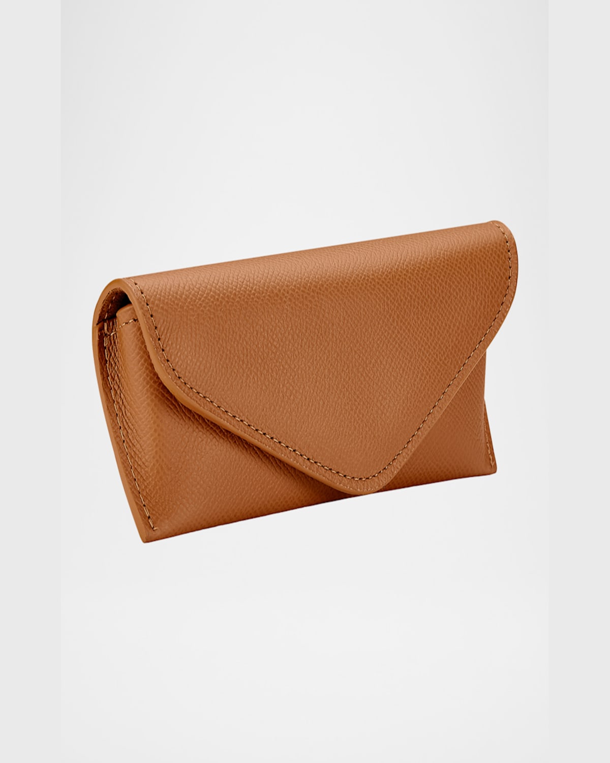 Graphic Image Men's Leather Eyeglass Holder In Tan