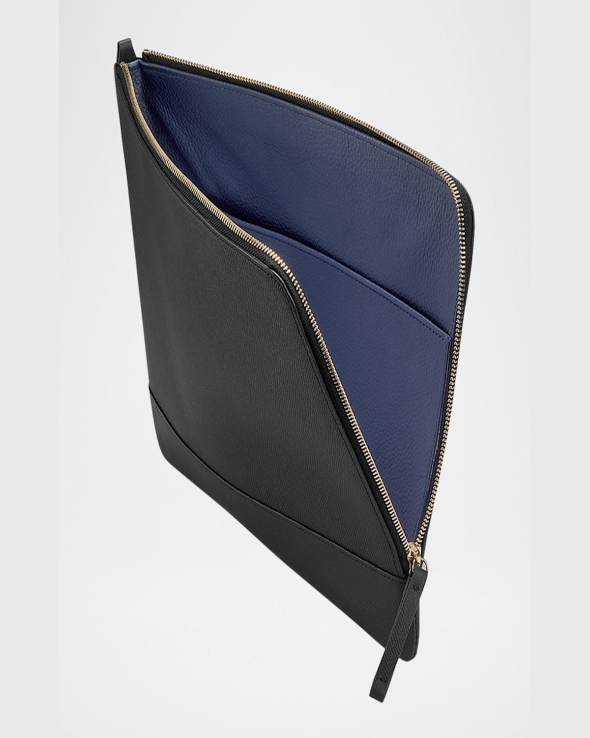GRAPHIC IMAGE MEN'S ZIP-AROUND LEATHER PORTFOLIO CASE 