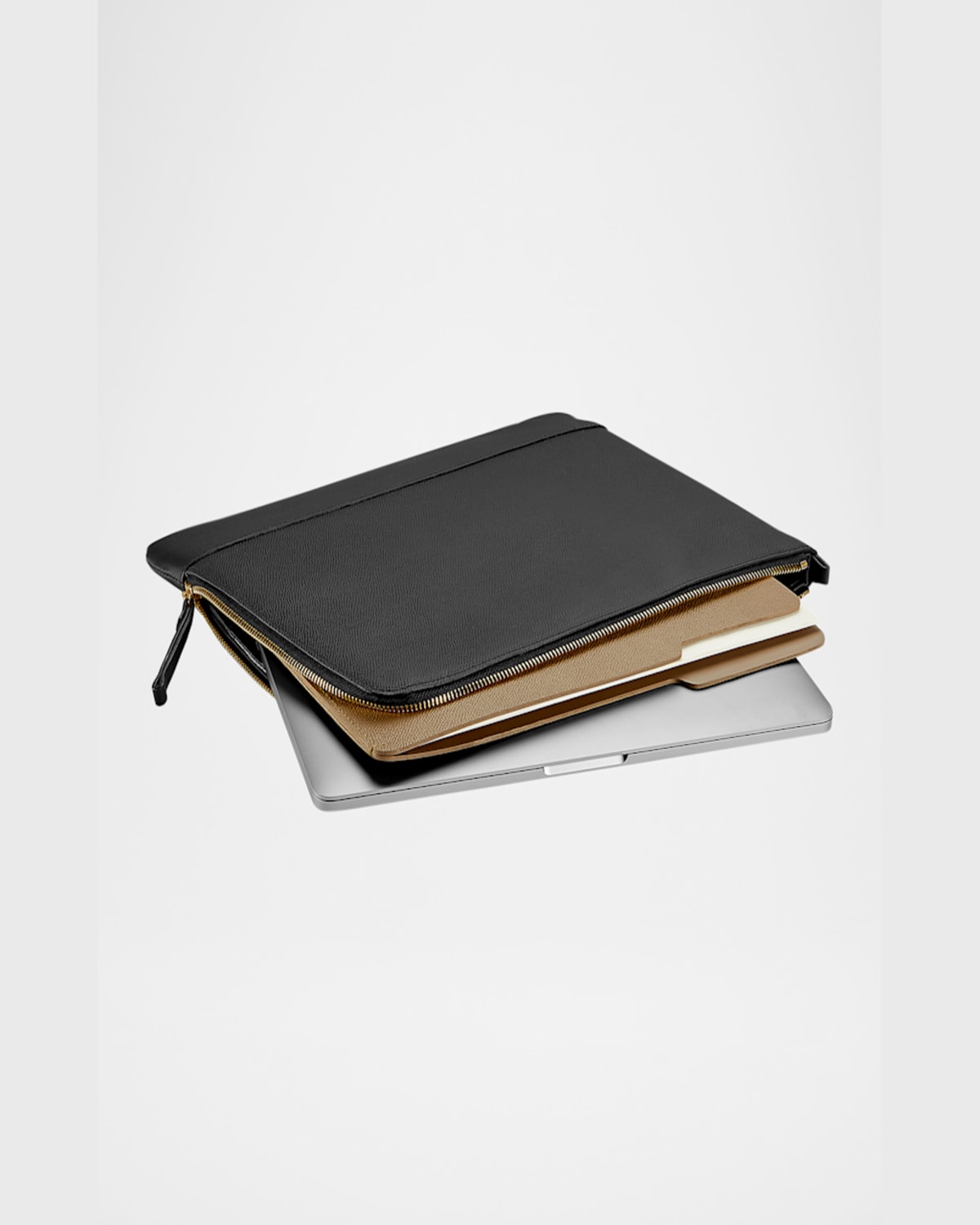 GRAPHIC IMAGE MEN'S ZIP-AROUND LEATHER PORTFOLIO CASE 