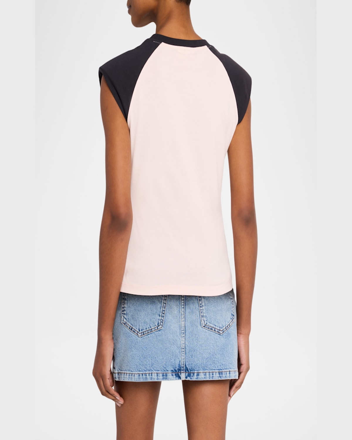 Ganni Basic Jersey Bunny Raglan T-shirt T-shirts Pink In Primrose Pink