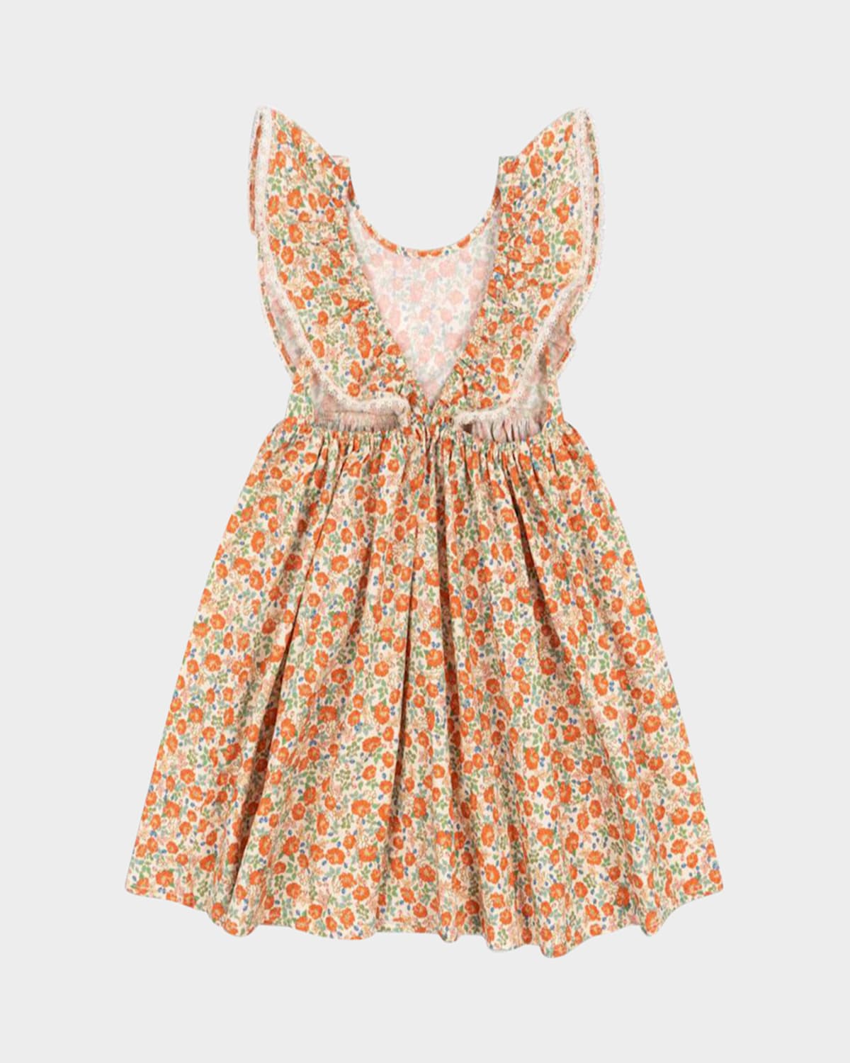 KONGES SLOJD GIRL'S VERBENA PRINTED DRESS 