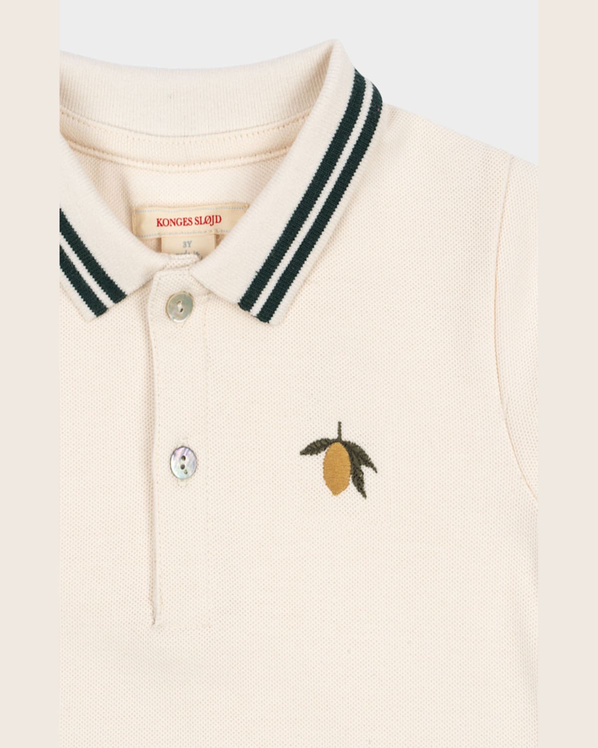 KONGES SLOJD BOY'S FLORIAN EMBROIDERED POLO SHIRT 