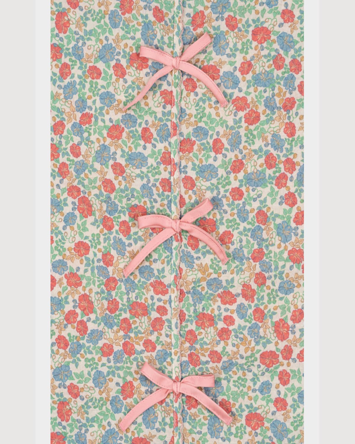 KONGES SLOJD GIRL'S ELIN FLORAL-PRINT BOW DRESS 