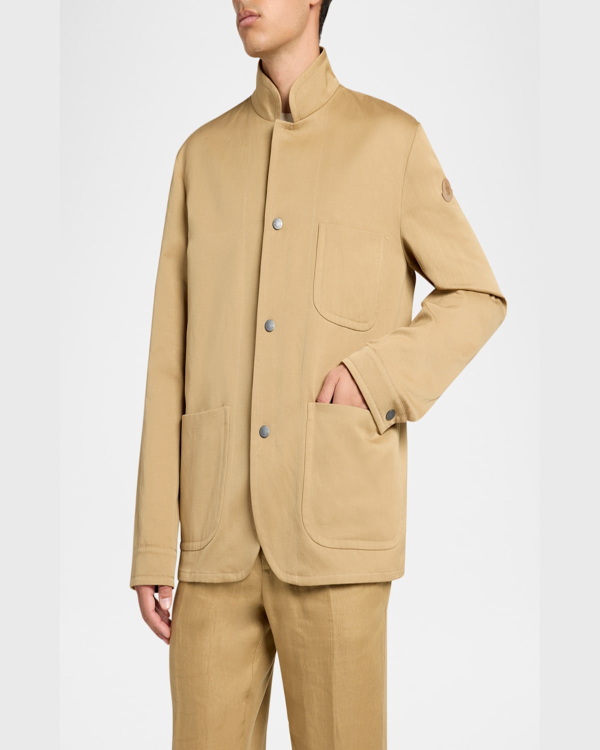 Moncler Jouere Jacket In Light Beige