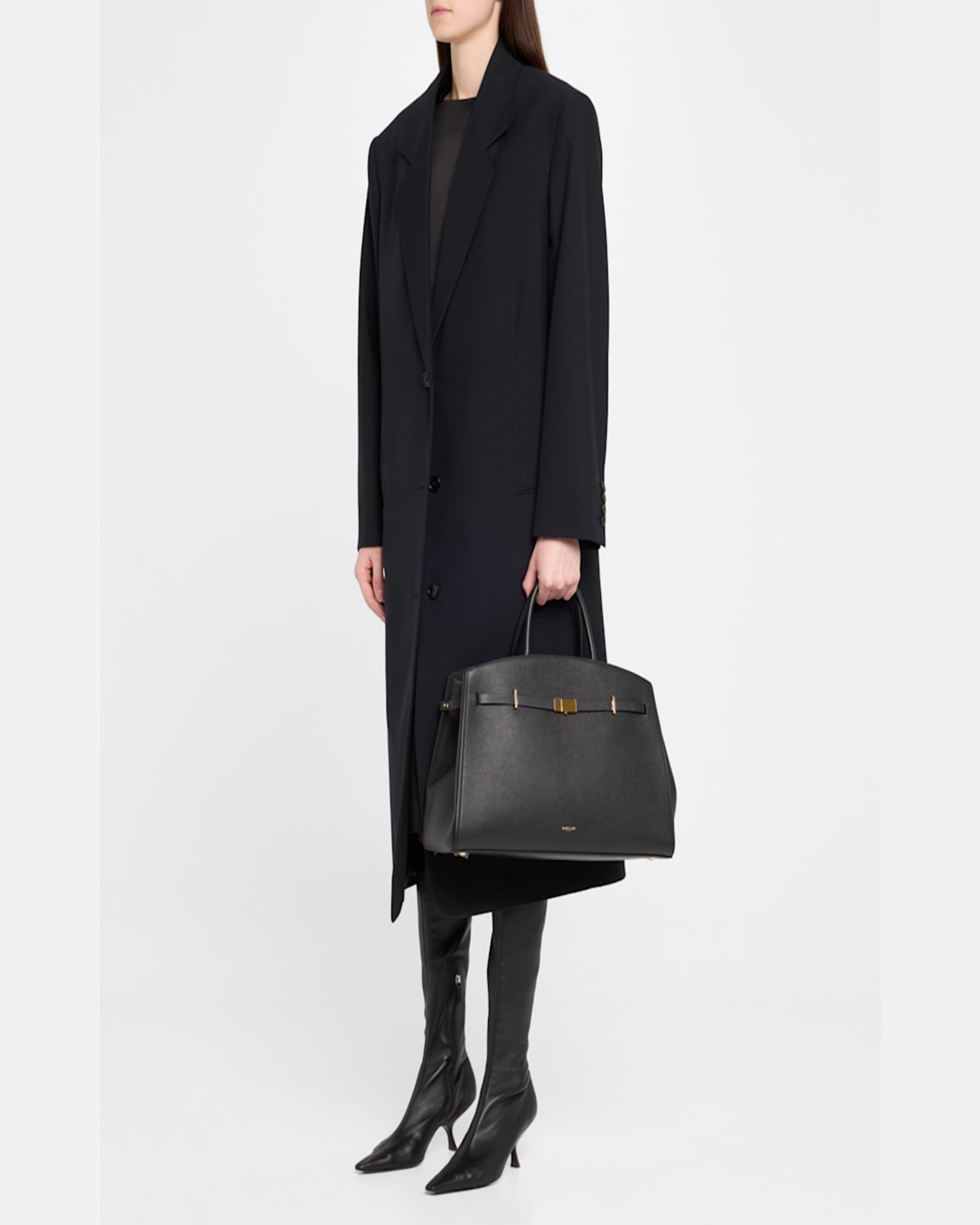 Demellier The New York Leather Top-handle Bag