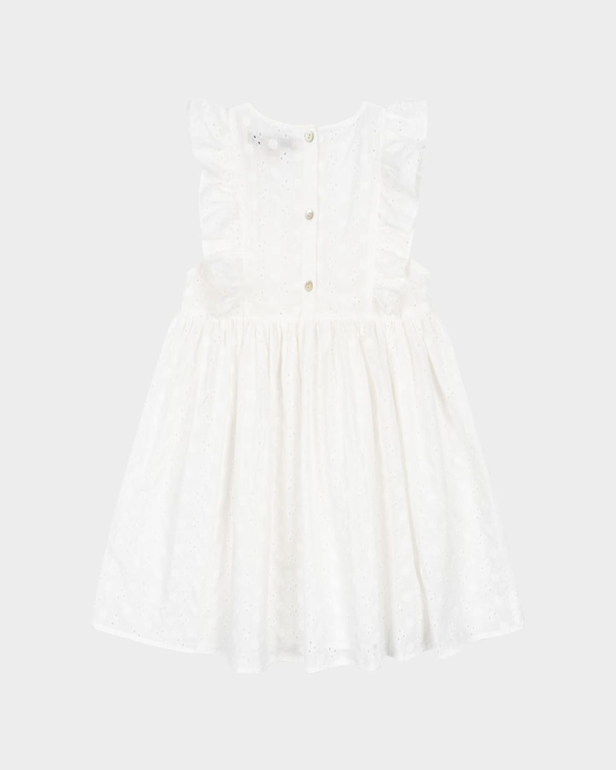 KONGES SLOJD GIRL'S LACEY EMBROIDERED DRESS 