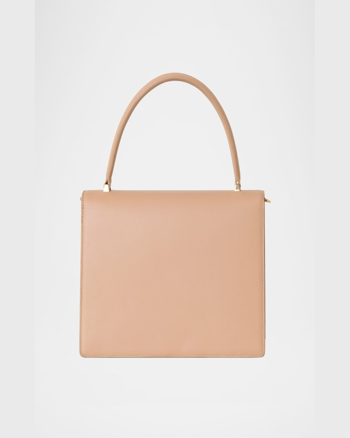 AKRIS ALICE FLAP LEATHER CROSSBODY BAG 