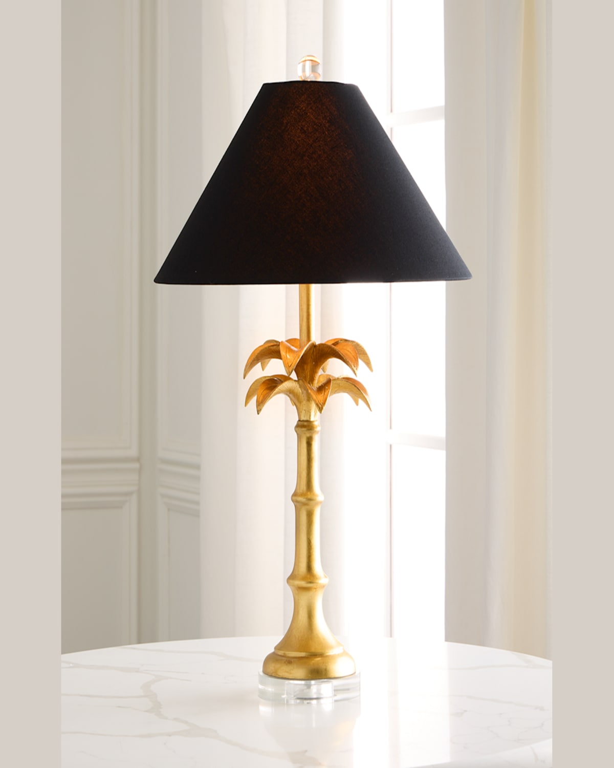 COUTURE LAMPS PALM LEAF 32" TABLE LAMP 