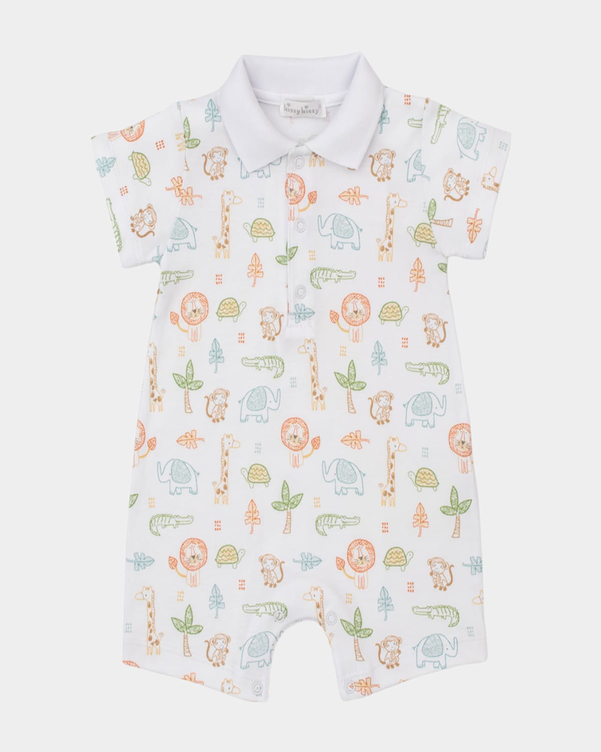 KISSY KISSY BOY'S JUNGLE ADVENTURE PLAYSUIT & HAT SET 