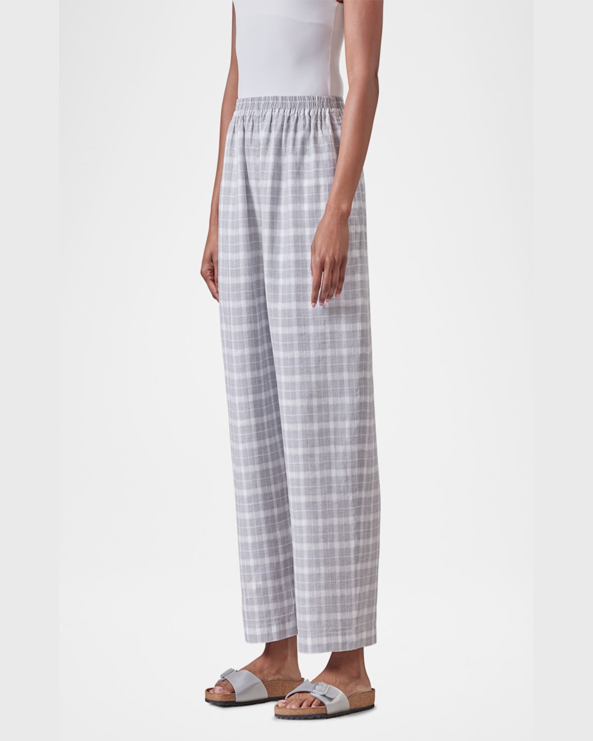 Shop Eskandar Japanese Trousers In Grey