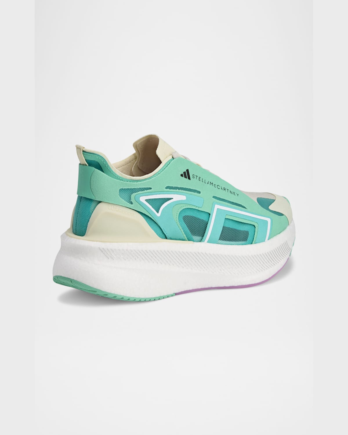 Adidas By Stella Mccartney Ultraboost 5 Colorblock Trainer Sneakers In Mint Rushftwr Whitesand