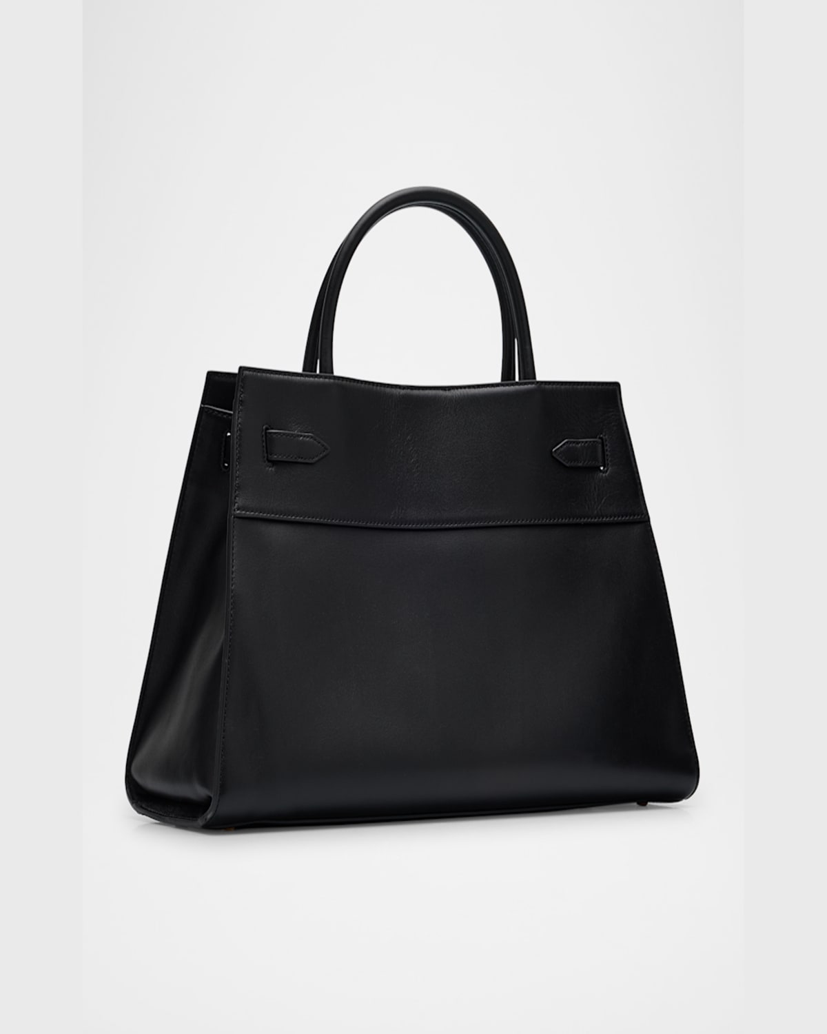 Veronica Beard Dash Large Leather Crossbody Bag In Black
