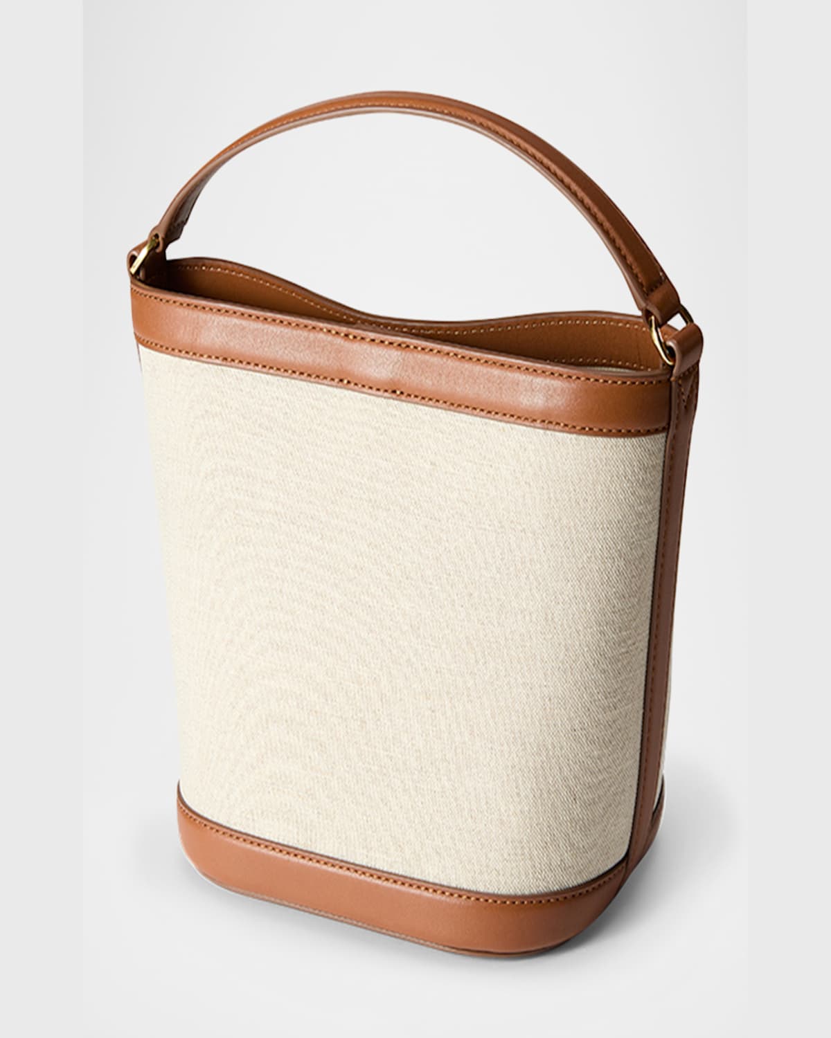 VERONICA BEARD SMALL CANVAS BUCKET BAG 