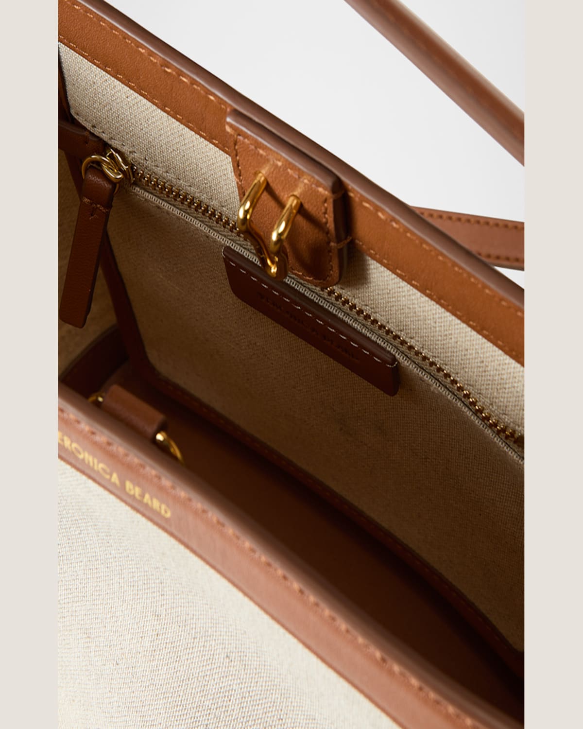 VERONICA BEARD SMALL CANVAS BUCKET BAG 