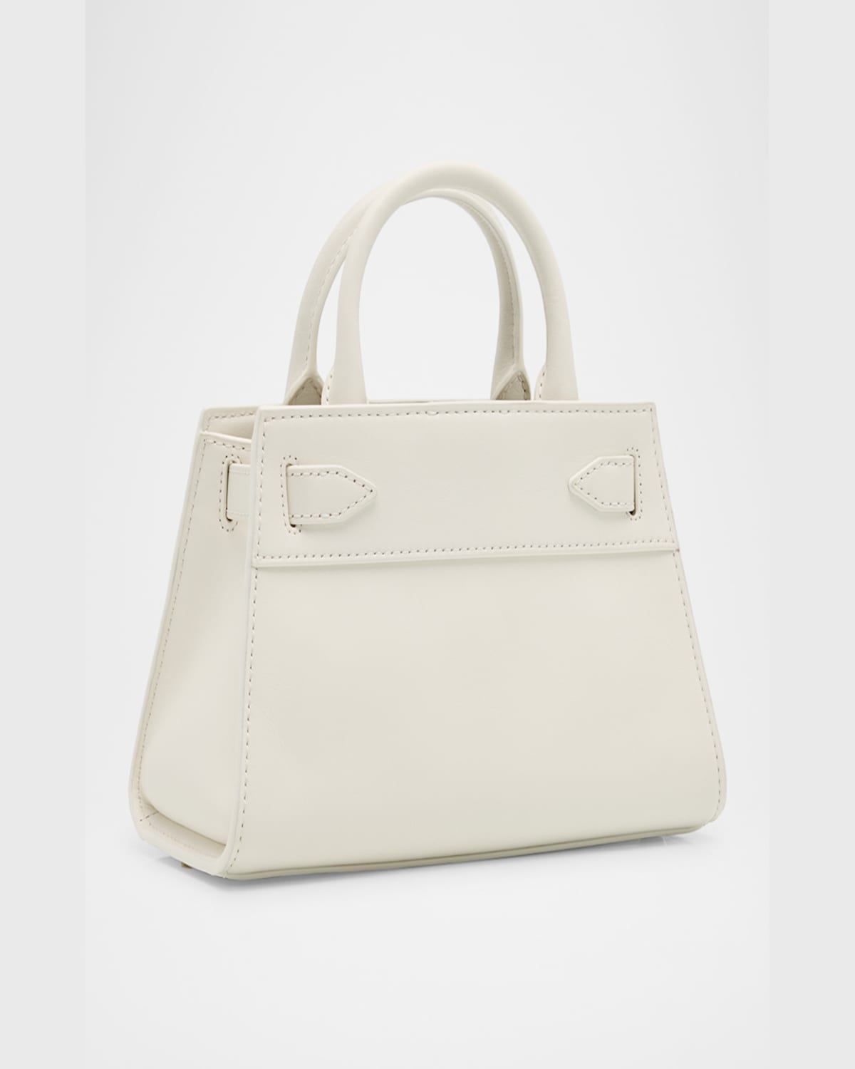 Shop Veronica Beard Dash Mini Leather Crossbody Bag In Hazelwood