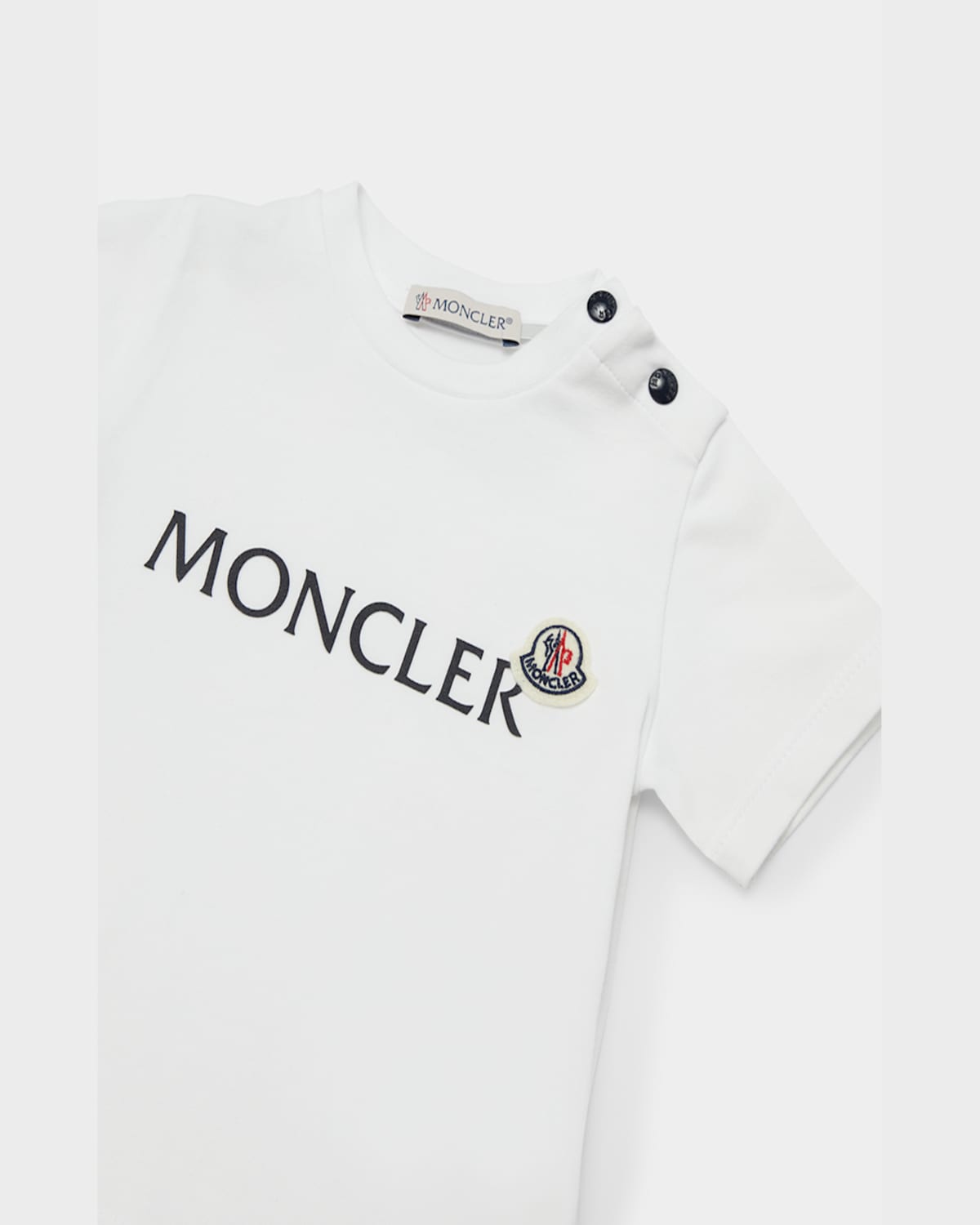Moncler Boys' Tee & Shorts Set - Baby, Little Kid, Little Kid In White