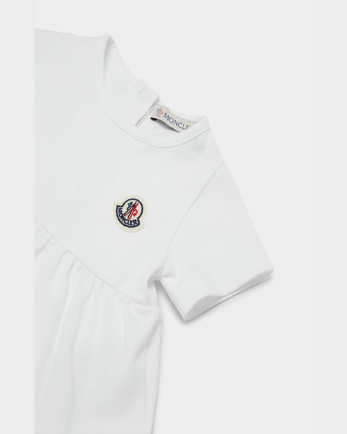 Moncler Girl's T-shirt And Short Legging 2-piece Set In Natural