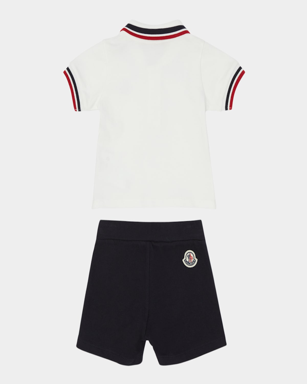 Moncler Boys' Polo & Shorts Set - Baby, Little Kid, Little Kid In White