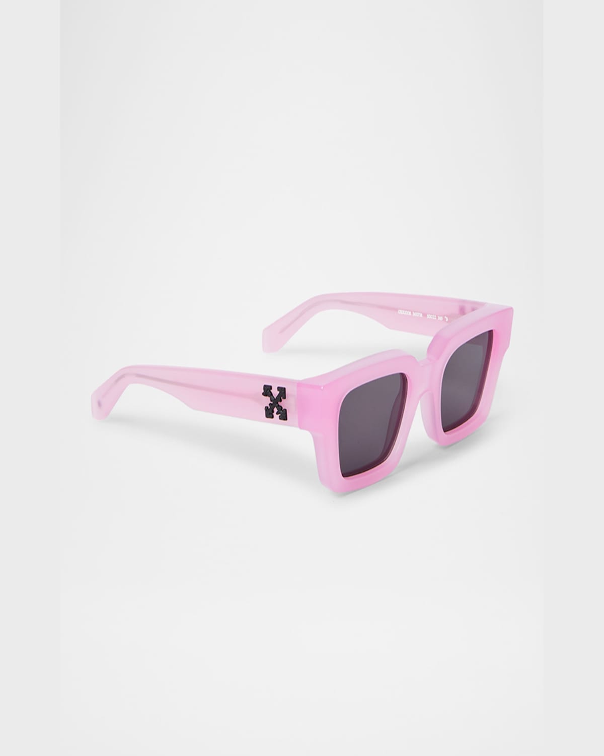 OFF-WHITE MEN'S VIRGIL ACETATE SQUARE SUNGLASSES 