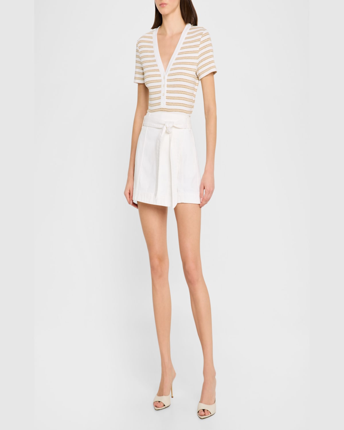 Veronica Beard Agee Belted Skort