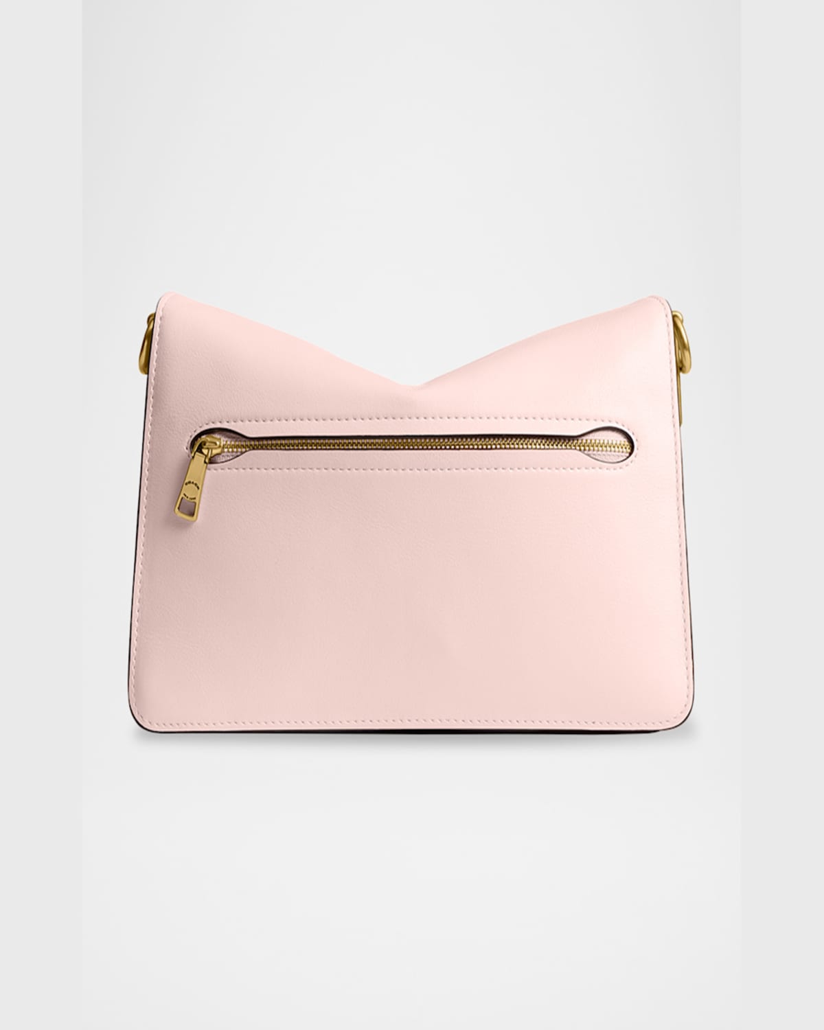 Coach Tabby Grain Leather Shoulder Bag With Chain In Chalk