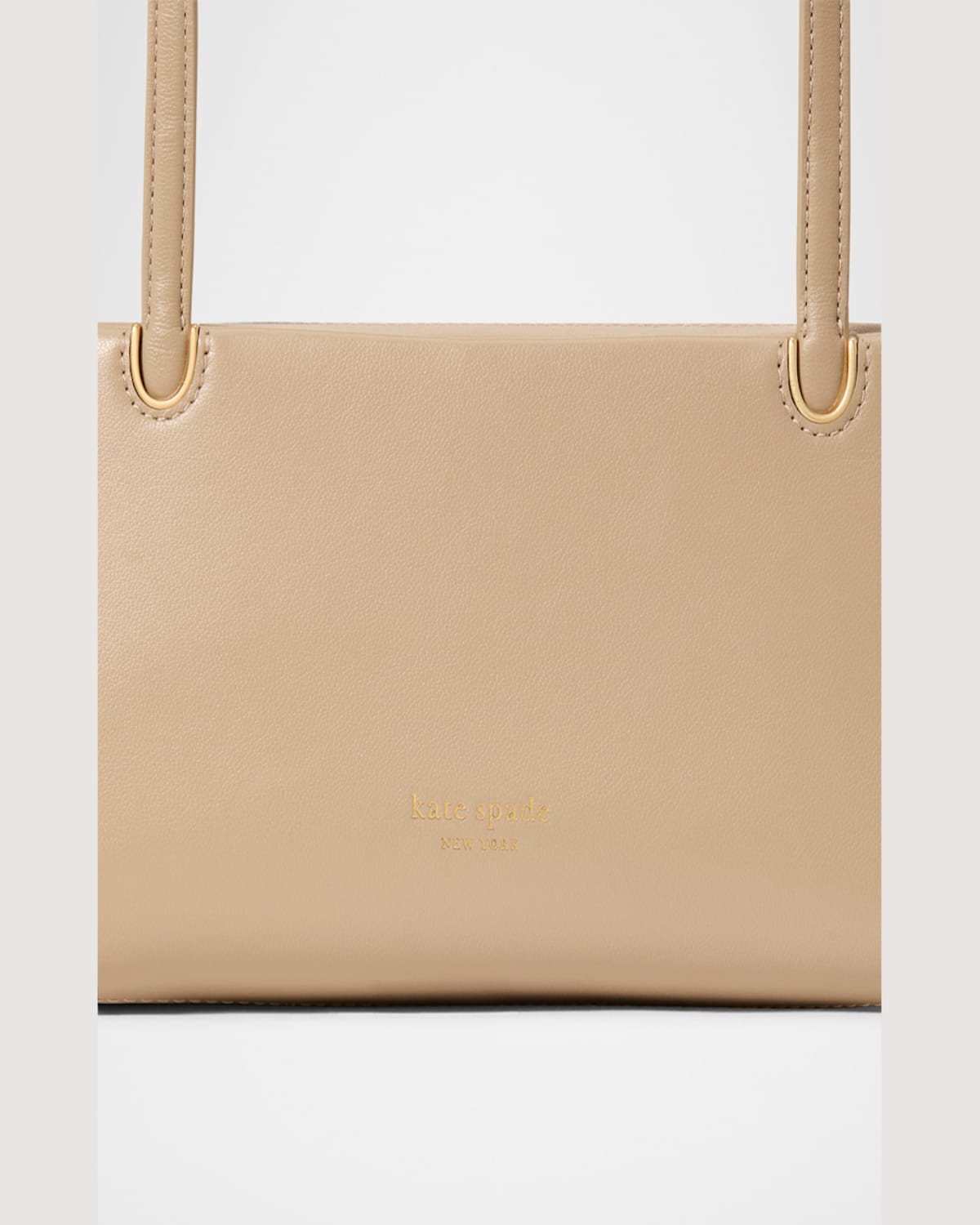 Kate Spade New York Grace Fine Grain Leather Shoulder Bag In Timeless Taupe