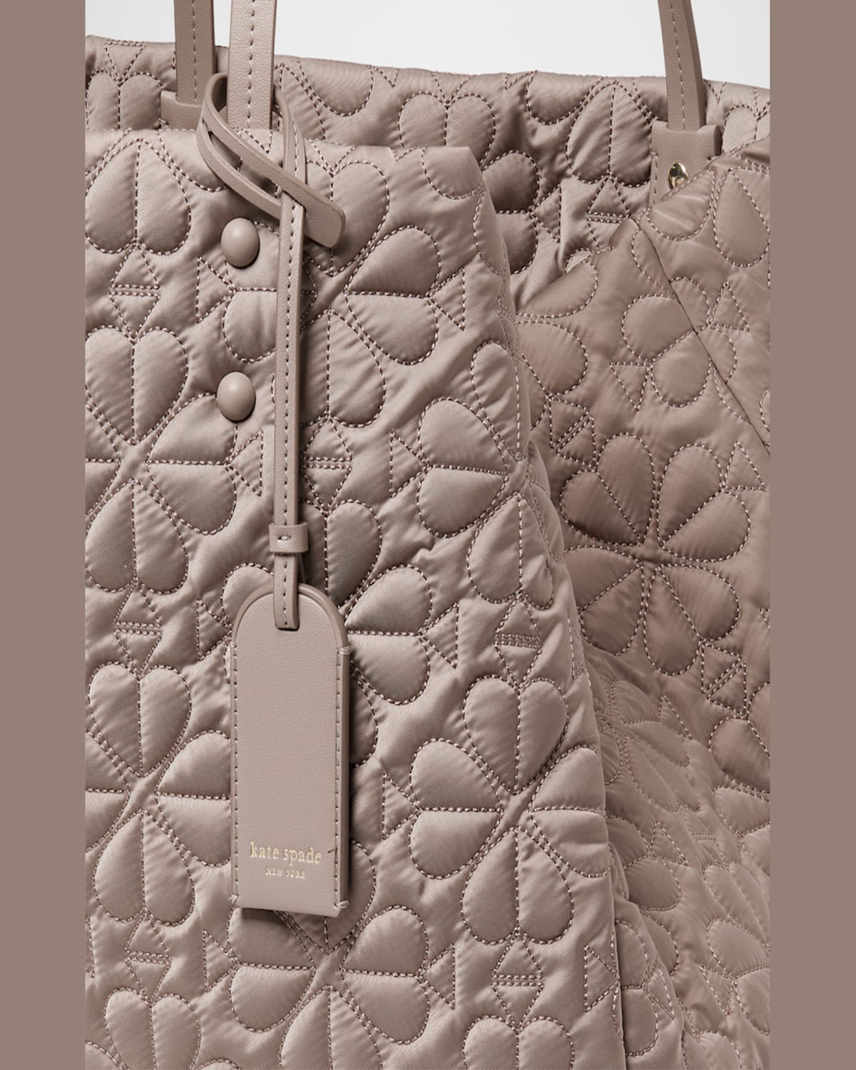 Kate Spade Tilly Large Quilted Fabric Tote Bag In City Scape.