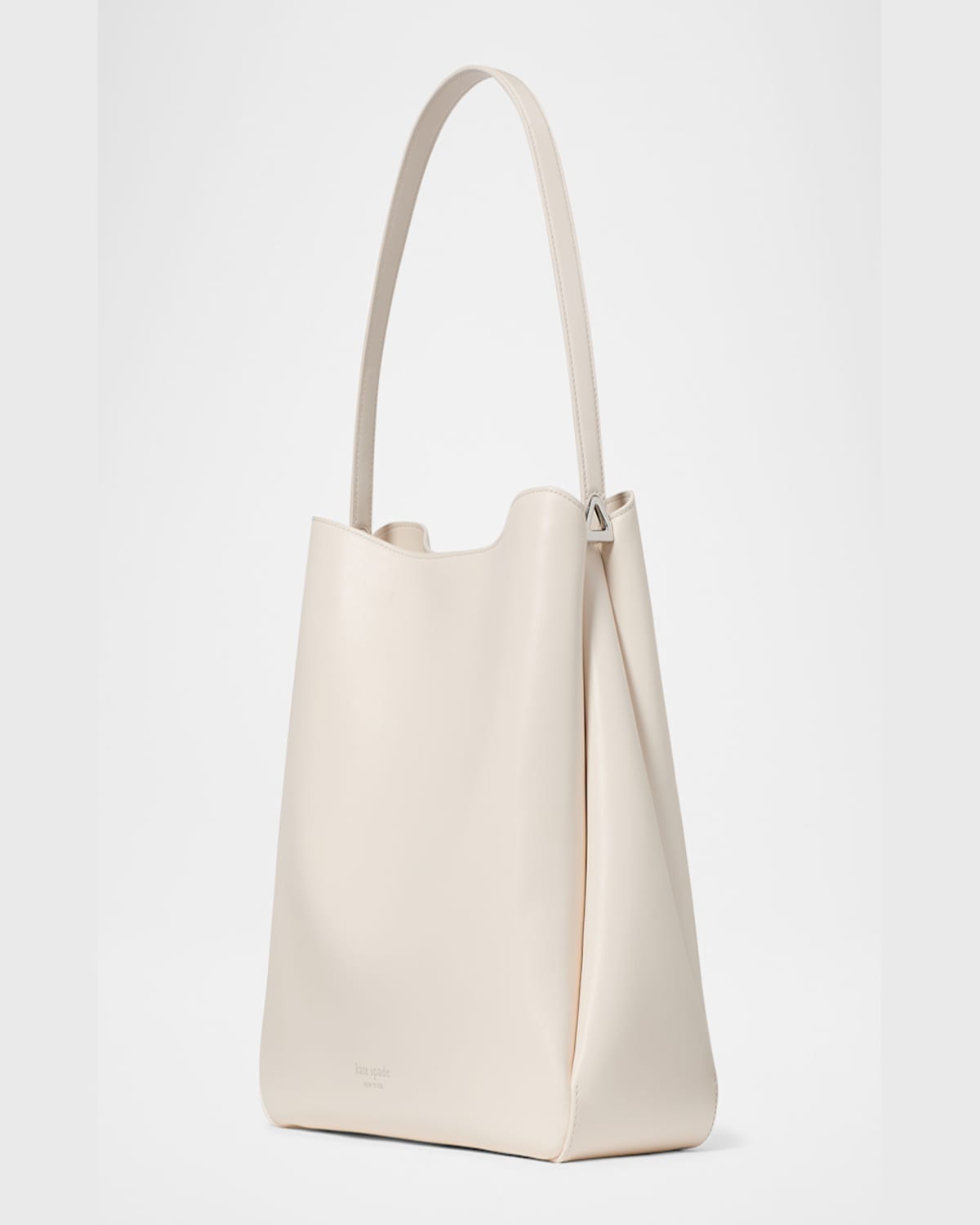 Kate Spade New York Large Grace Leather Shoulder Bag In Cream.