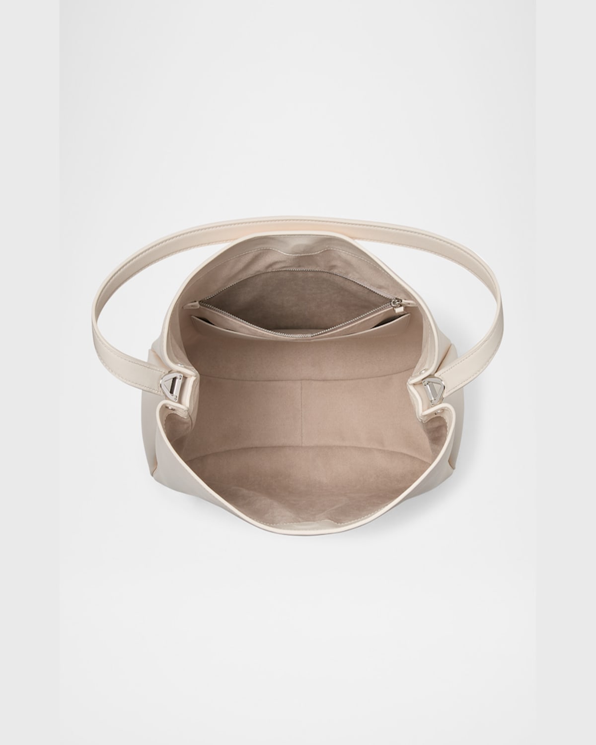Kate Spade New York Large Grace Leather Shoulder Bag In Cream.