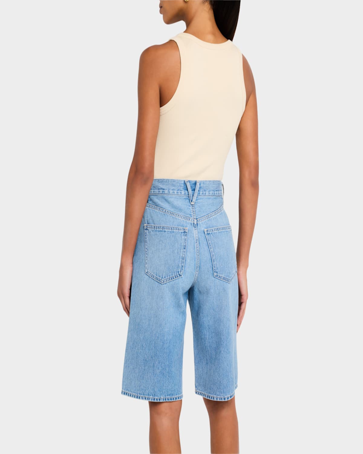 Veronica Beard Birke Scoop-neck Tank Top In Limestone