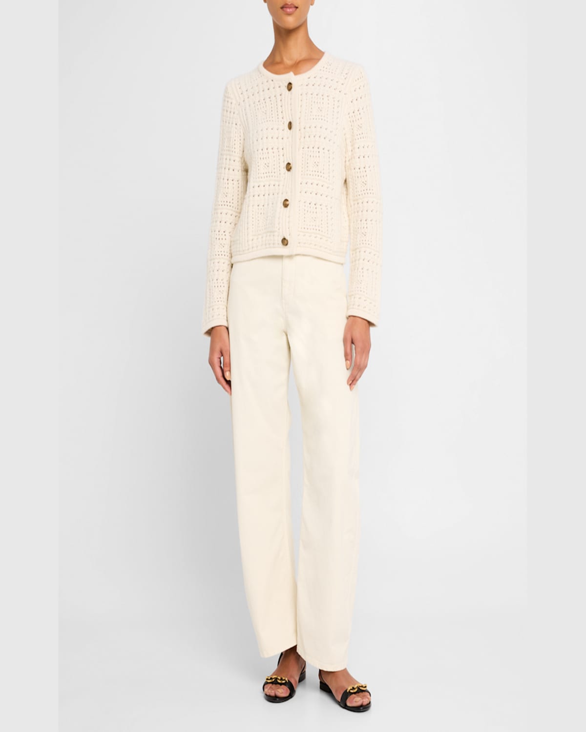 Nili Lotan Tribeca Straight Leg Pants In Tribeca Pant