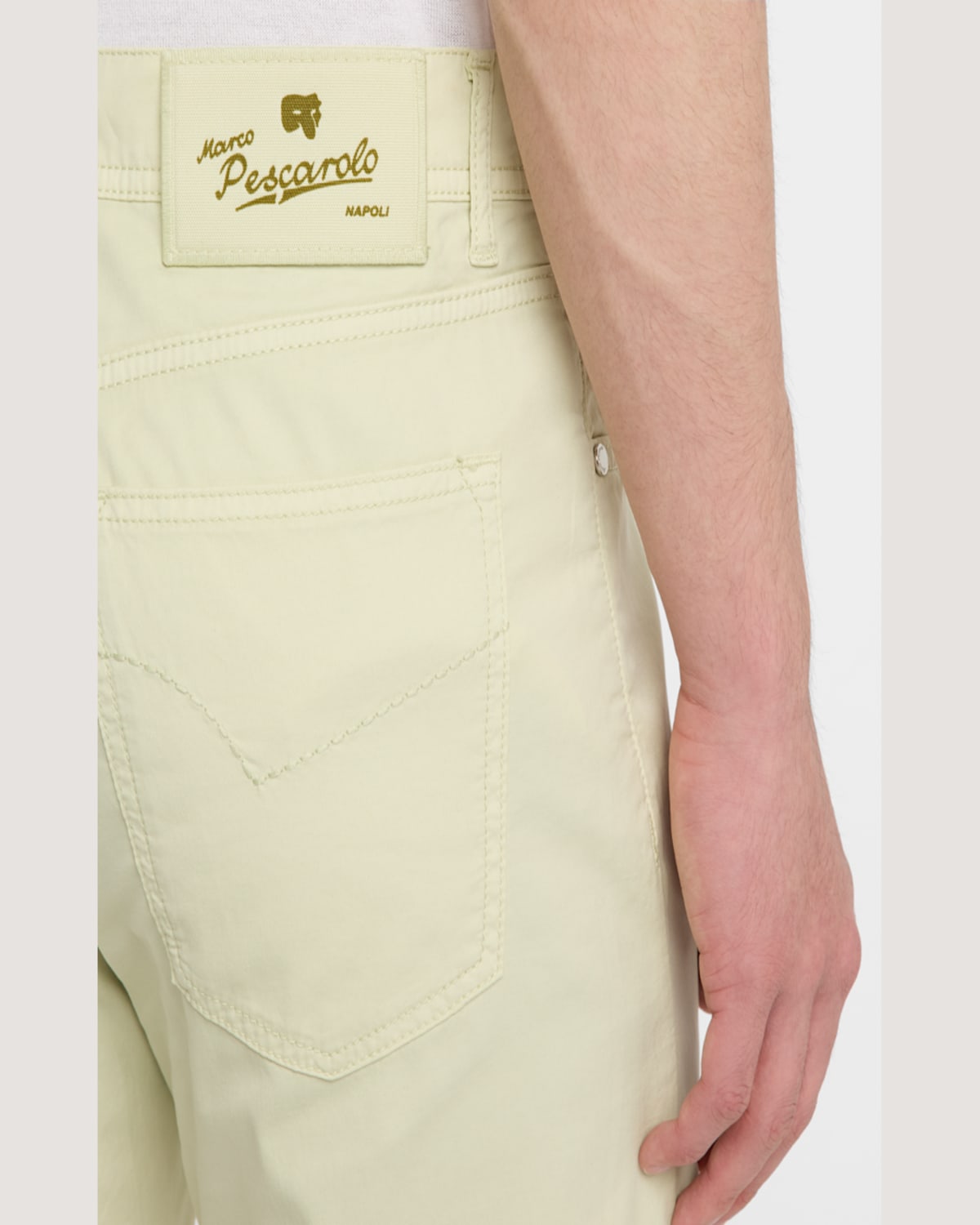 Marco Pescarolo Men's Superlight Micropique 5-pocket Pants In Light Green