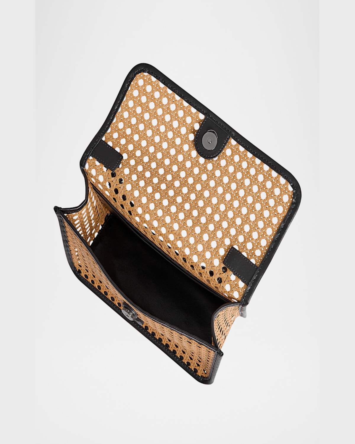 Rebecca Minkoff Megan Flap Cutout Shoulder Bag In Naturalblack