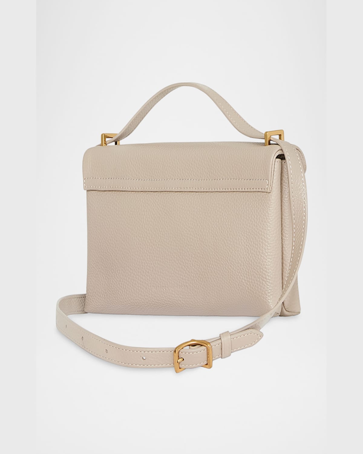 Rebecca Minkoff Megan East-west Leather Crossbody Bag In Stone