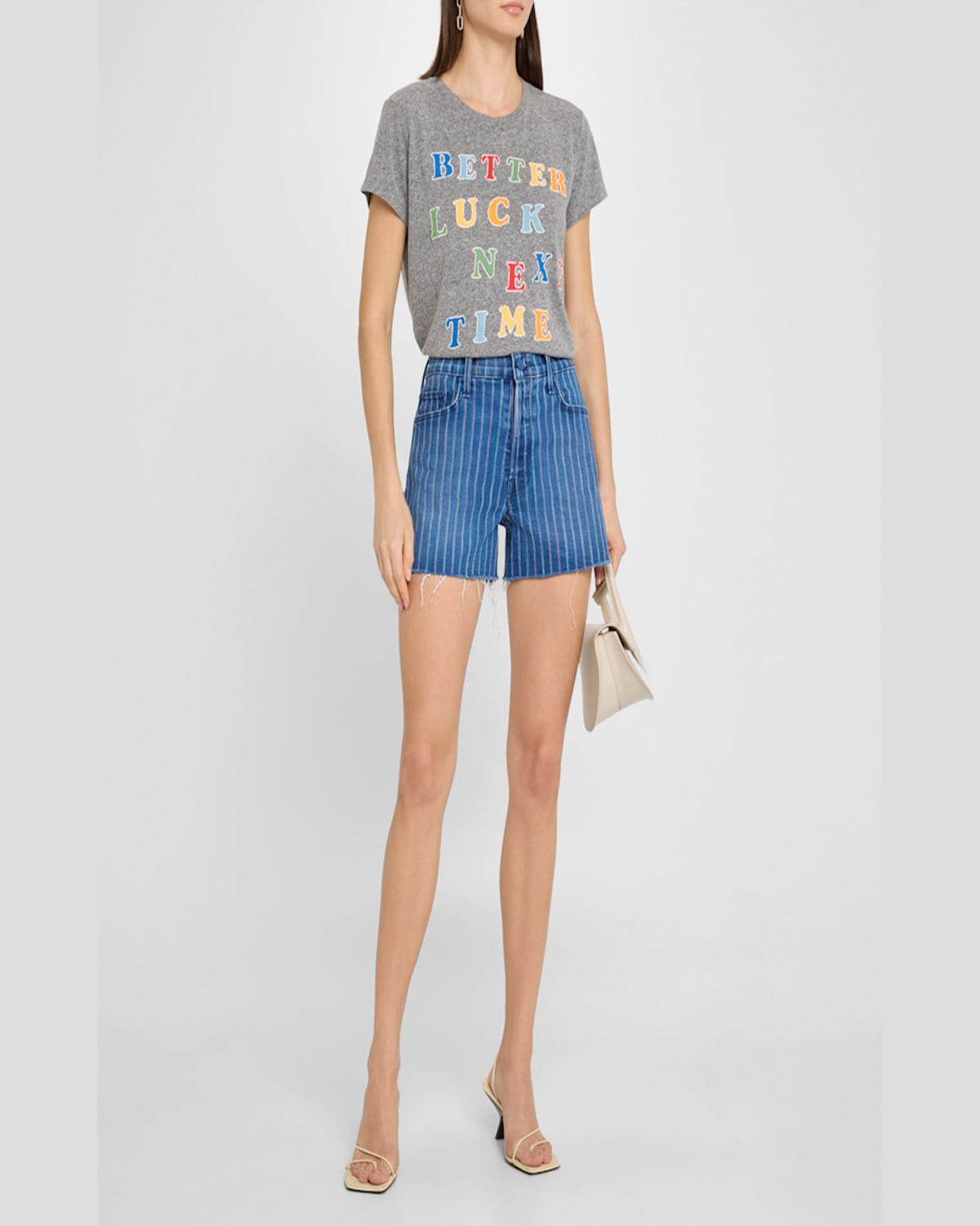 Mother Womens The Boxy Goodie Goodie Brand-print Cotton-jersey T-shirt Better Luck Next Time In Better Luck Next Time