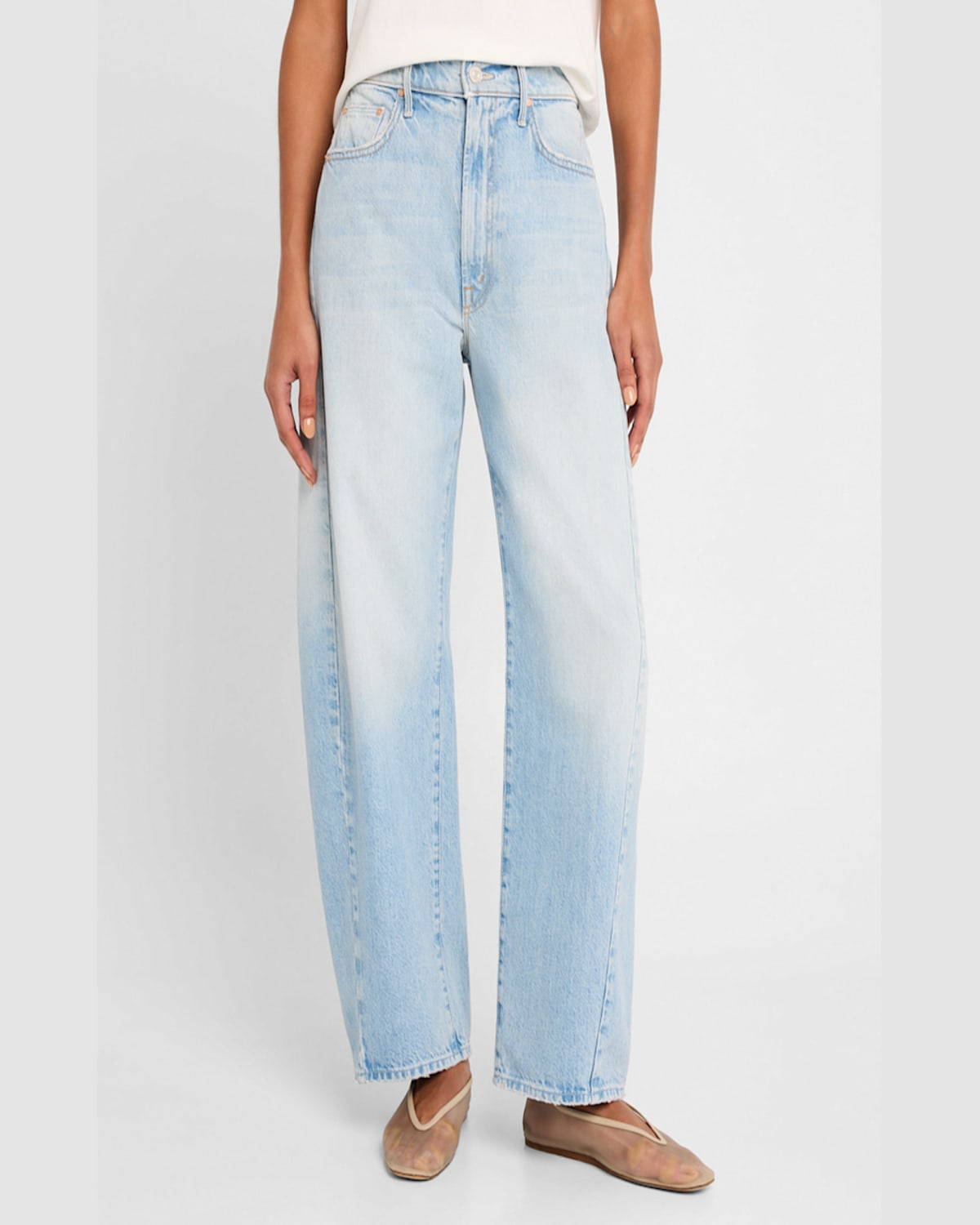 MOTHER THE FULL PIPE FLOOD JEANS 