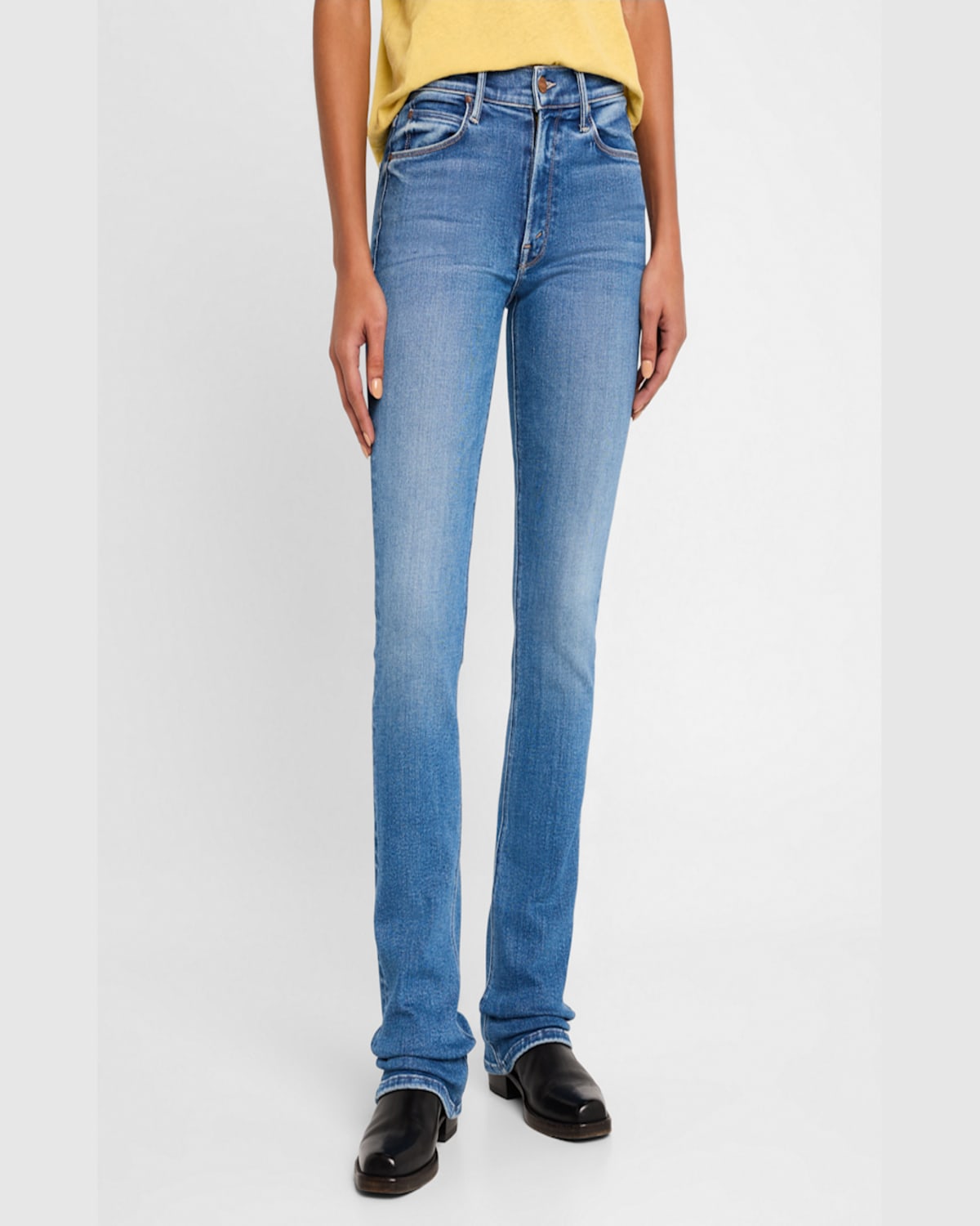 Mother The Runaway Flare Leg Jeans In Ready Set Go