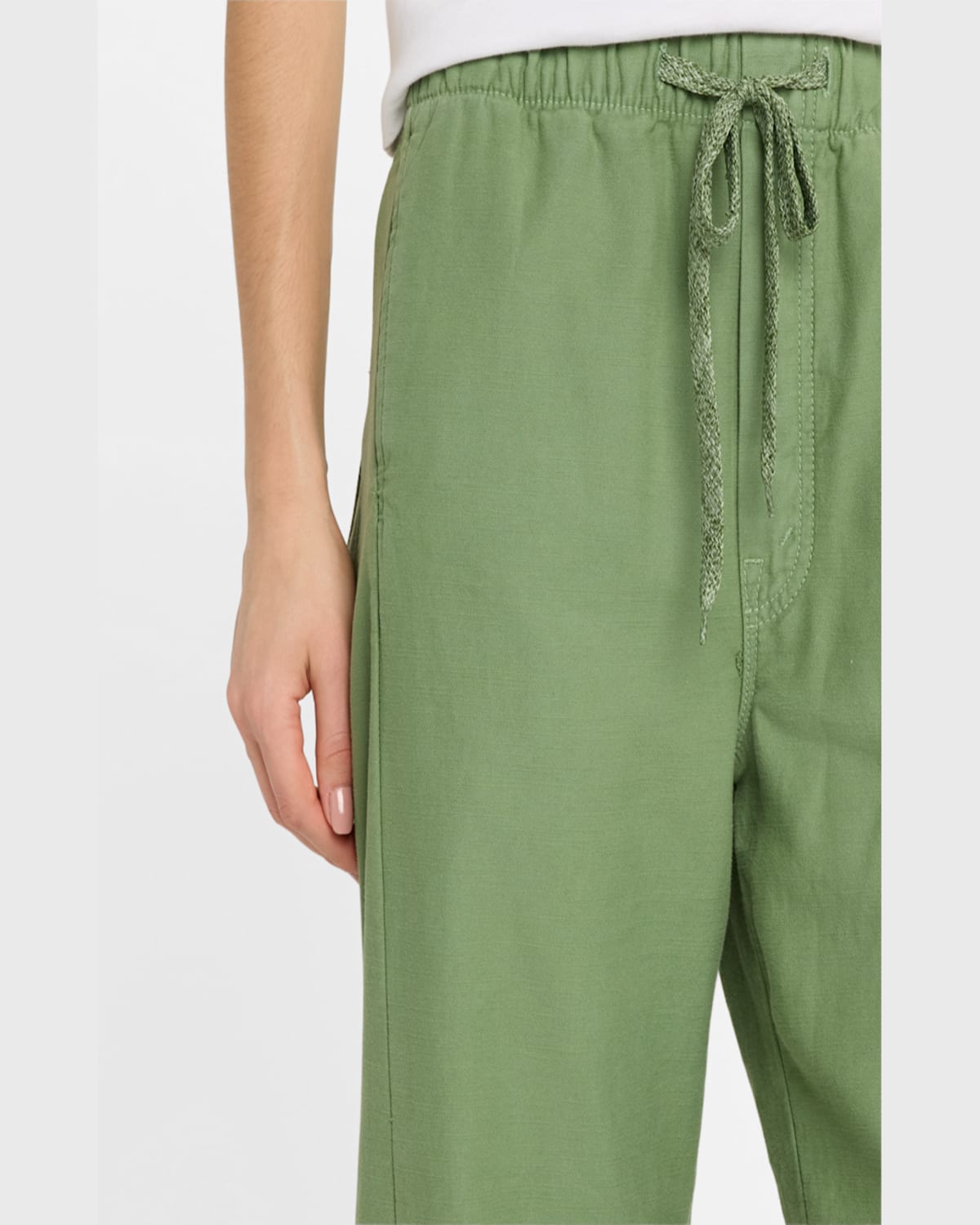 Shop Mother The Drawn Half-pipe Ankle Pants In Sir Yes Sir Mineral Green