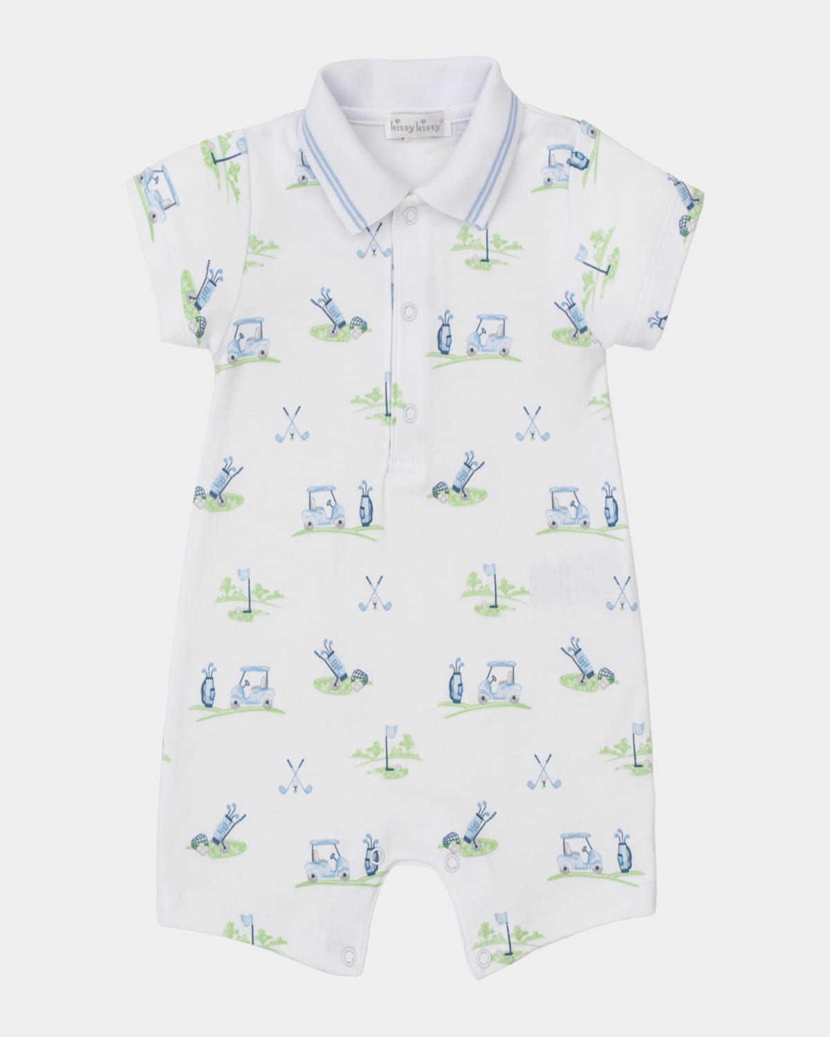 KISSY KISSY BOY'S FAIRWAY FOURSOME SHORT PLAYSUIT AND HAT SET 