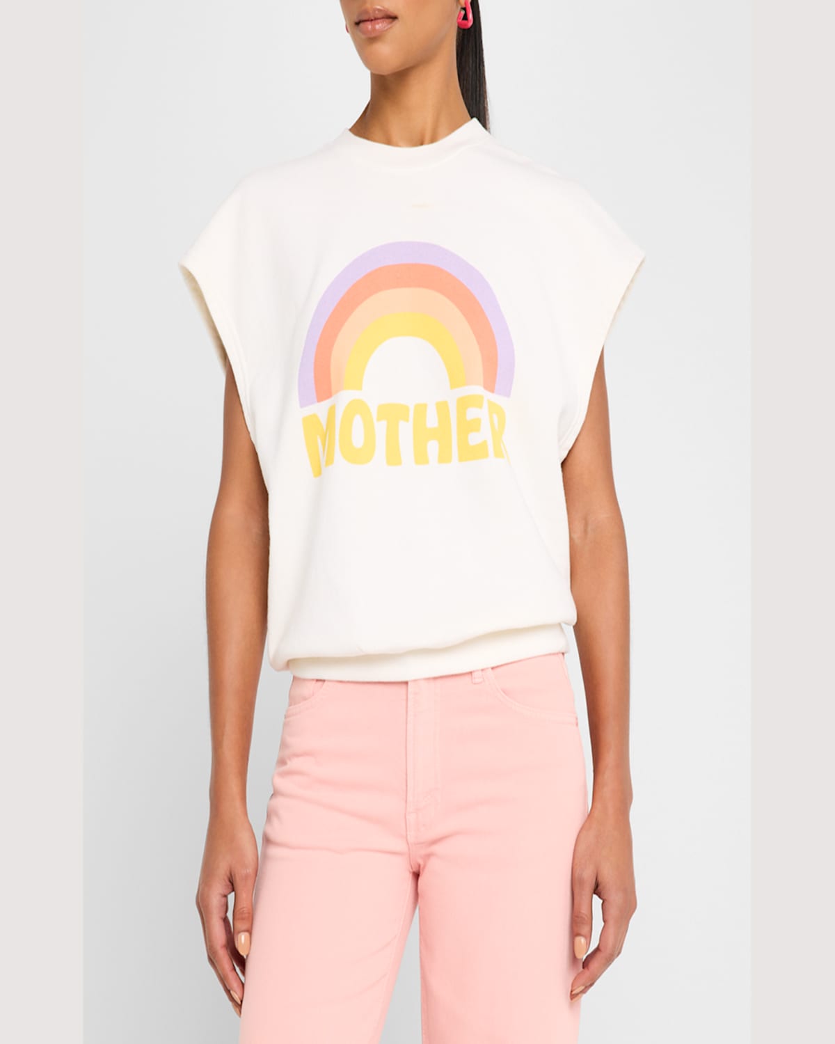 MOTHER THE DROP SQUARE GRAPHIC T-SHIRT 