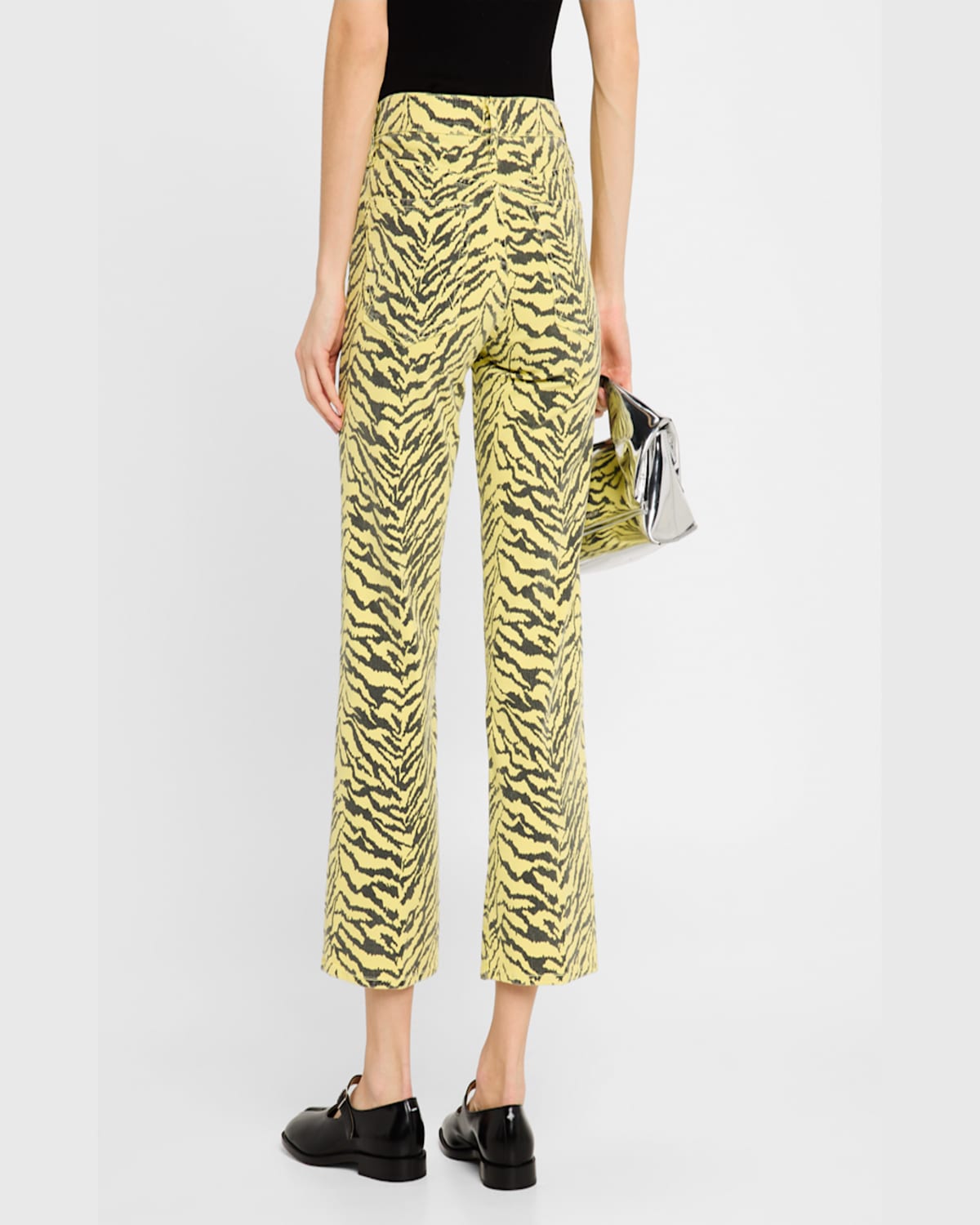 Mother The Mid-rise Zip Rambler Ankle Jeans In Catcall